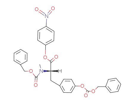 (S)-2-(Benzyloxycarbonyl-methyl-amino)-3-(4-benzyloxycarbonyloxy-phenyl)-propionic acid 4-nitro-phenyl ester