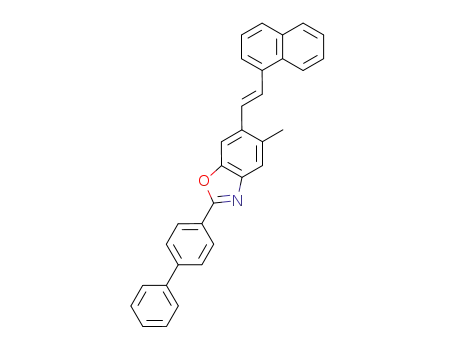 2-biphenyl-4-yl-5-methyl-6-(<i>trans</i>-2-naphthalen-1-yl-vinyl)-benzooxazole