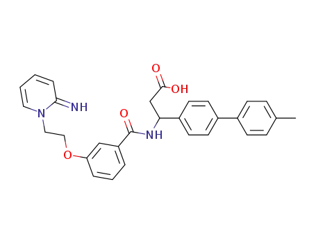 3-(4'-methylbiphenyl4-yl)-3-{3-[2-(2-imino-2H-pyridin-1-yl)ethoxy]benzoylamino}propionic acid