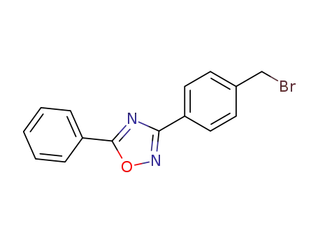 1,2,4-Oxadiazole, 3-[4-(bromomethyl)phenyl]-5-phenyl-