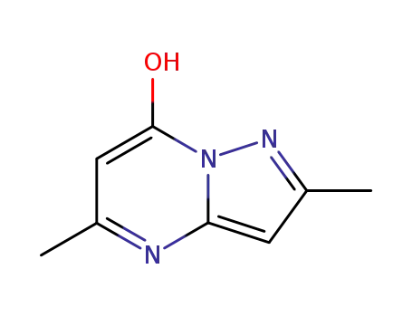 Molecular Structure of 27166-46-7 (2,5-DIMETHYLPYRAZOLO[1,5-A]PYRIMIDIN-7-OL)