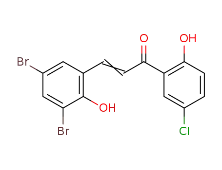 2,2'-Dihydroxy-3,5-dibrom-5'-chlor-chalkon