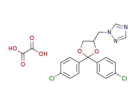1-{[2,2-bis(4-chlorophenyl)-1,3-dioxolan-4-yl]methyl}-1H-1,2,4-triazole oxalate