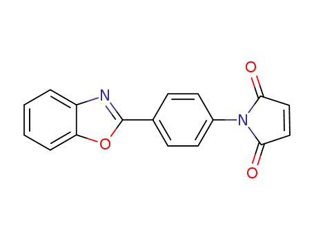 Molecular Structure of 16707-41-8 (N-[4-(2-BENZOXAZOLYL)PHENYL]MALEIMIDE)