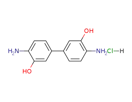 Molecular Structure of 1592-36-5 ([1,1'-Biphenyl]-3,3'-diol,4,4'-diamino-, hydrochloride (1:2))