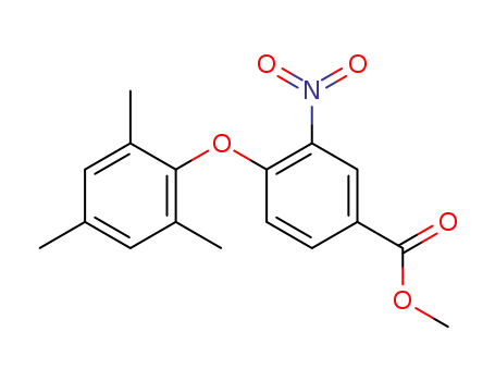 3-Nitro-4-(2,4,6-trimethyl-phenoxy)-benzoic acid methyl ester