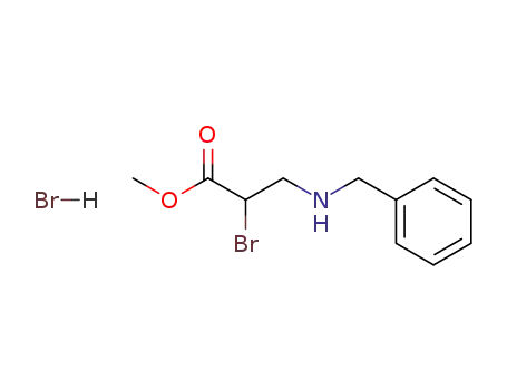Propanoic acid, 2-bromo-3-[(phenylmethyl)amino]-, methyl ester,
hydrobromide
