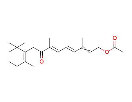 Acetic acid (2E,4E,6E)-3,7-dimethyl-8-oxo-9-(2,6,6-trimethyl-cyclohex-1-enyl)-nona-2,4,6-trienyl ester