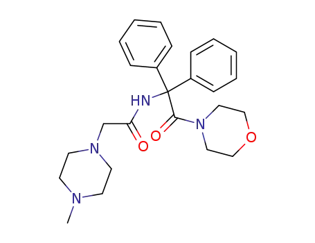 4-{[2-(4-methyl-piperazin-1-yl)-acetylamino]-diphenyl-acetyl}-morpholine