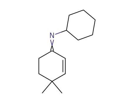 Molecular Structure of 59083-07-7 (Cyclohexanamine, N-(4,4-dimethyl-2-cyclohexen-1-ylidene)-)