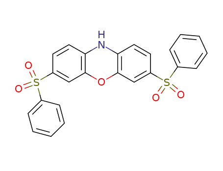 Molecular Structure of 63720-25-2 (10H-Phenoxazine, 3,7-bis(phenylsulfonyl)-)
