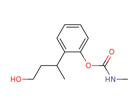 Molecular Structure of 61005-16-1 (N-Methylcarbaminsaeure-o-(3-hydroxy-1-methylpropyl)-phenylester)