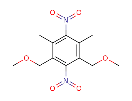 Molecular Structure of 88166-74-9 (Benzene, 1,3-bis(methoxymethyl)-4,6-dimethyl-2,5-dinitro-)