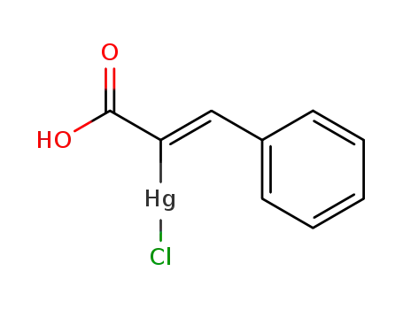 (<i>Z</i>)-1-carboxy-2-phenyl-vinylmercury <sup>(1+)</sup>; chloride