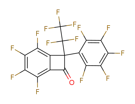 perfluoro(2-ethyl-2-phenyl-1,2-dihydrocyclobutabenzen-1-one)