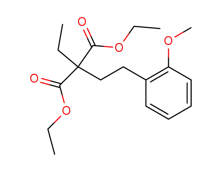 Ethyl-<β-(2-methoxyphenyl)-ethyl>-malonsaeure-diethylester