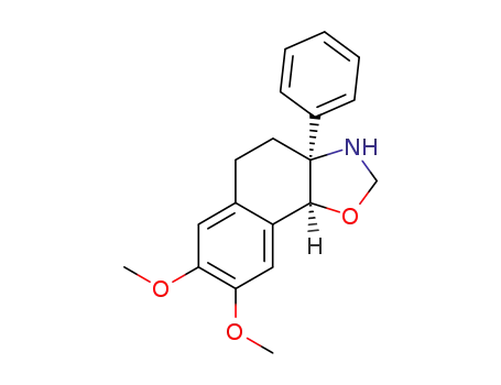 7,8-dimethoxy-3a-phenyl-(3a<i>r</i>,9b<i>c</i>)-2,3,3a,4,5,9b-hexahydro-naphtho[2,1-<i>d</i>]oxazole