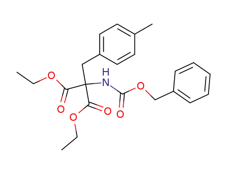 2-Benzyloxycarbonylamino-2-(4-methyl-benzyl)-malonic acid diethyl ester
