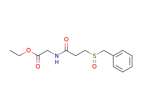 <i>N</i>-(3-phenylmethanesulfinyl-propionyl)-glycine ethyl ester