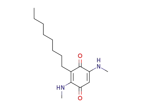 2,5-Bis-(methylamino)-3-octyl-benzochinon-(1.4)