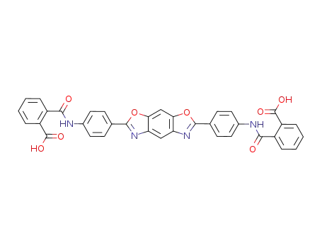 <i>N</i>,<i>N</i>'-(4,4'-benzo[1,2-<i>d</i>;5,4-<i>d</i>']bisoxazole-2,6-diyl-diphenyl)-bis-phthalamic acid