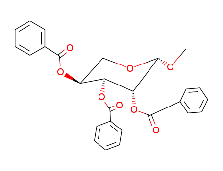 methyl-2',3',4'-tri-O-benzoyl-β-L-arabinopyranoside