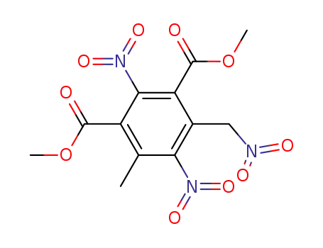 Molecular Structure of 99989-78-3 (α.3.6-Trinitro-α-cumidinsaeure-dimethylester)