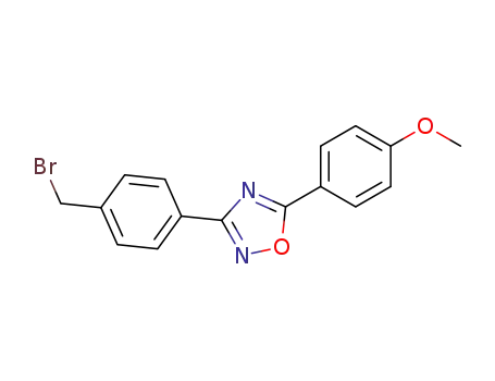 1,2,4-Oxadiazole, 3-[4-(bromomethyl)phenyl]-5-(4-methoxyphenyl)-