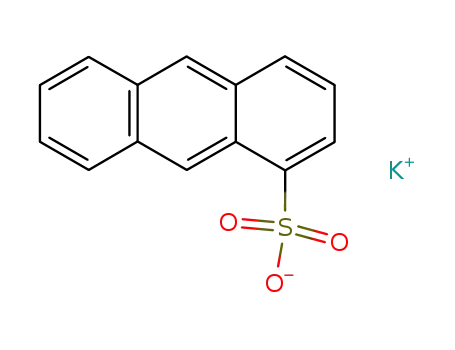 Molecular Structure of 66601-70-5 (1-Anthracenesulfonic acid potassium salt)