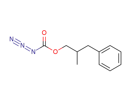 Molecular Structure of 22436-08-4 (DL-2-Methyl-3-phenyl-propylazidoformiat)