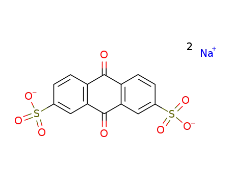 Molecular Structure of 853-67-8 (ANTHRAQUINONE-2,7-DISULFONIC ACID DISODIUM SALT)