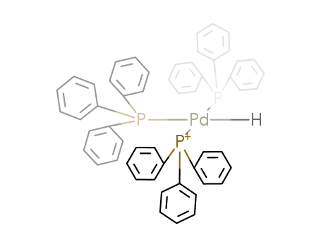 {((C<sub>6</sub>H<sub>5</sub>)3P)3PdH}<sup>(1+)</sup>