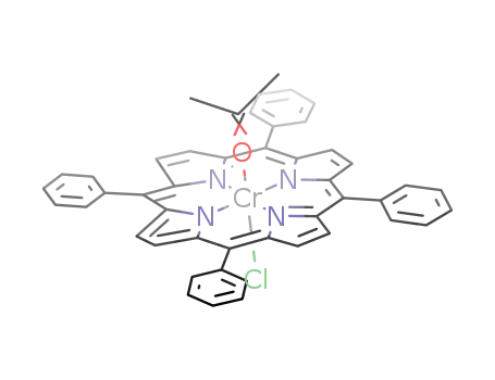 Molecular Structure of 65024-13-7 (ClCr(III)TPP-Ac)