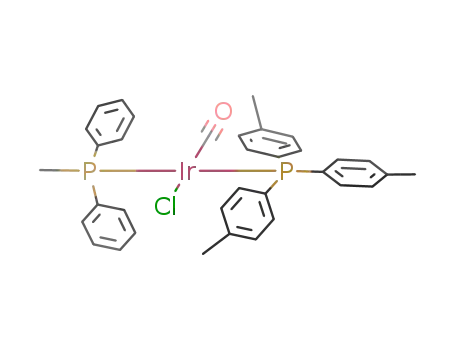 Ir(CO)(Cl)(P(C<sub>6</sub>H<sub>5</sub>)2CH<sub>3</sub>)(P(C<sub>6</sub>H<sub>4</sub>CH<sub>3</sub>)3)