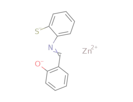 {(2-(2-mercaptophenyl)iminophenoxy)}zinc(II)
