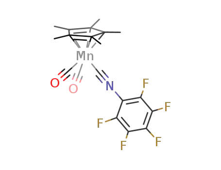 dicarbonyl(pentafluorophenylisocyanide)(η5-pentamethylcyclopentadienyl)manganese