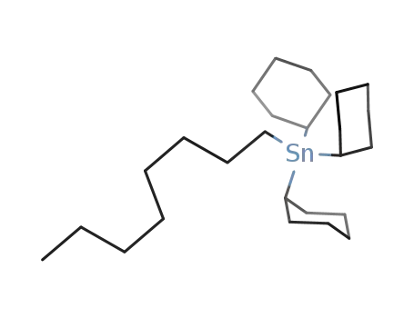 (cyclo-C<sub>6</sub>H<sub>11</sub>)3SnC<sub>8</sub>H<sub>17</sub>