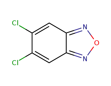 Molecular Structure of 15944-71-5 (5,6-Dichlorobenzofurazane)