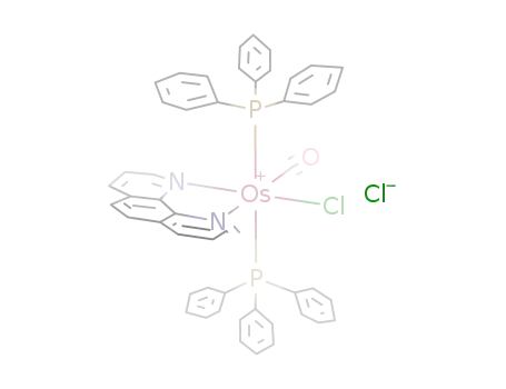 {Os(CO)(Cl)(1,10-phenanthroline)(PPh<sub>3</sub>)2}Cl