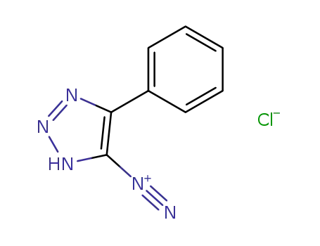 4-phenyl-1H-1,2,3-triazole-5-diazonium chloride