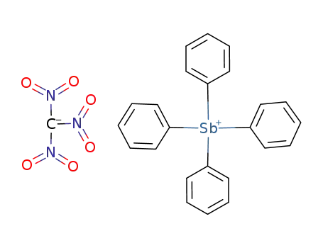 Molecular Structure of 97557-49-8 (tetraphenylstibonium salt of trinitromethane)