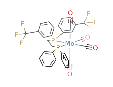 diphenylphosphino-2-bis(m-trifluoromethylphenyl)phosphinoethanetetracarbonylmolybdenum<sup>(0)</sup>