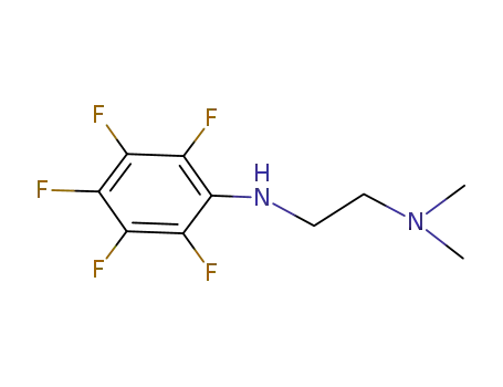 C<sub>6</sub>F<sub>5</sub>NHCH<sub>2</sub>CH<sub>2</sub>N(CH<sub>3</sub>)2