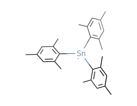 Molecular Structure of 65015-64-7 (Stannyl, tris(2,4,6-trimethylphenyl)-)