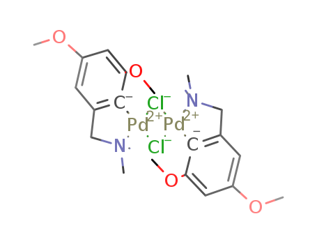 Di-Mu-chlorobis[2-[(diMethylaMino)Methyl]-4,6-diMethoxyphenyl-C,N]dipalladiuM(II)
