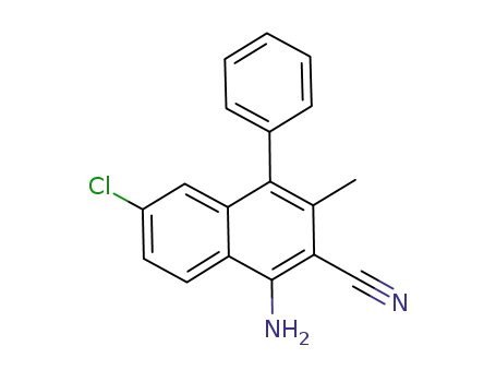 1-amino-6-chloro-3-methyl-4-phenylnaphthalene-2-carbonitrile