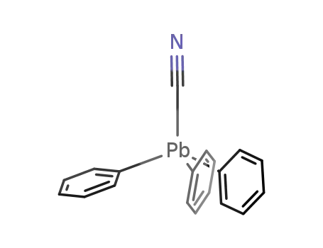 Molecular Structure of 10177-50-1 (Plumbanecarbonitrile, triphenyl-)