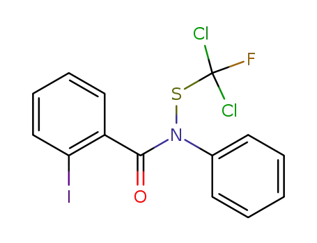 Benzamide, N-[(dichlorofluoromethyl)thio]-2-iodo-N-phenyl-