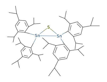 ((2,4,6-iPr<sub>3</sub>C<sub>6</sub>H<sub>2</sub>)2Sn)2S