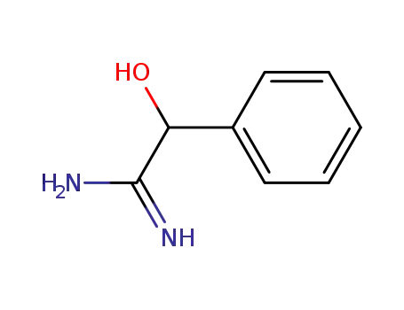 Molecular Structure of 51936-80-2 (Benzeneethanimidamide,  -alpha--hydroxy-)